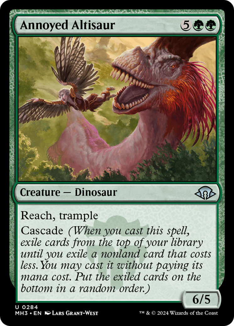 Annoyed Altisaur (MH3-284)  Foil - Modern Horizons 3