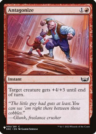 Antagonize (LIST-100)  - The List Reprints