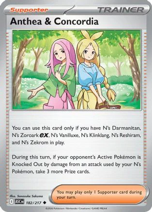 Anthea & Concordia 182/217  ME Ascended Heroes - Uncommon