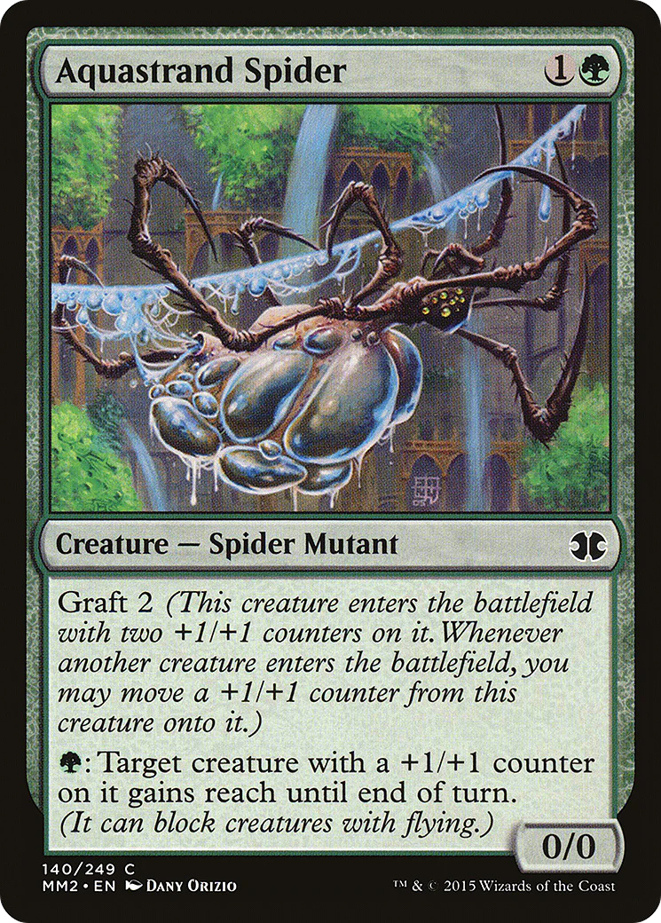 Aquastrand Spider (MM2-140)  Foil - Modern Masters 2015