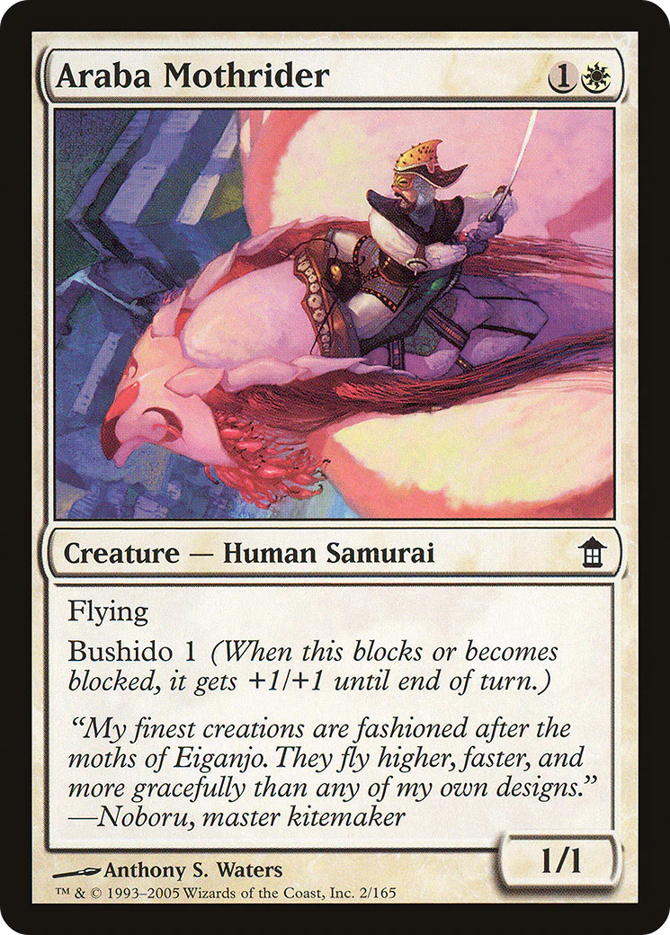 Araba Mothrider (SOK-002)  Foil - Saviors of Kamigawa