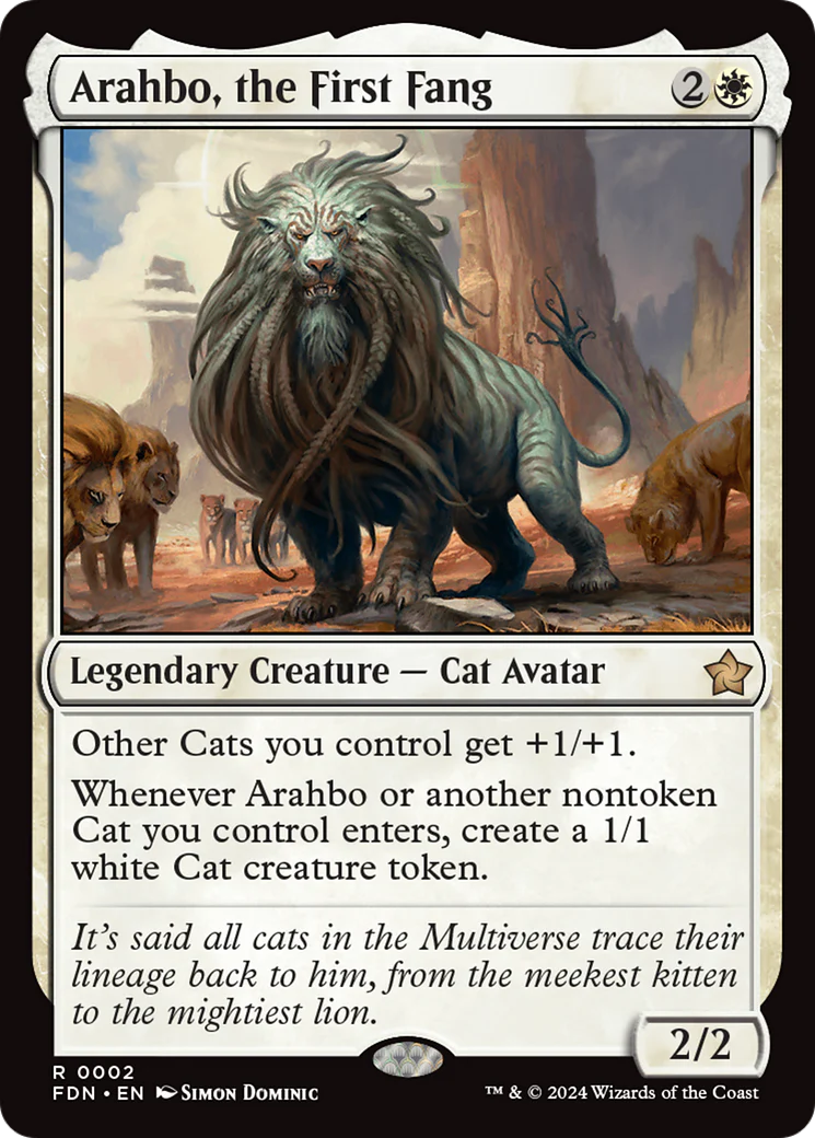 Arahbo, the First Fang (FDN-002) Foil - Foundations