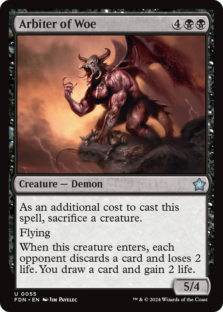 Arbiter of Woe (FDN-055) Foil - Foundations
