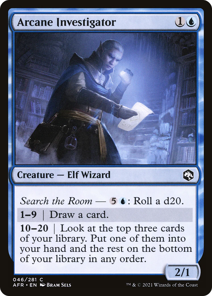 Arcane Investigator (AFR-046)  - Adventures in the Forgotten Realms