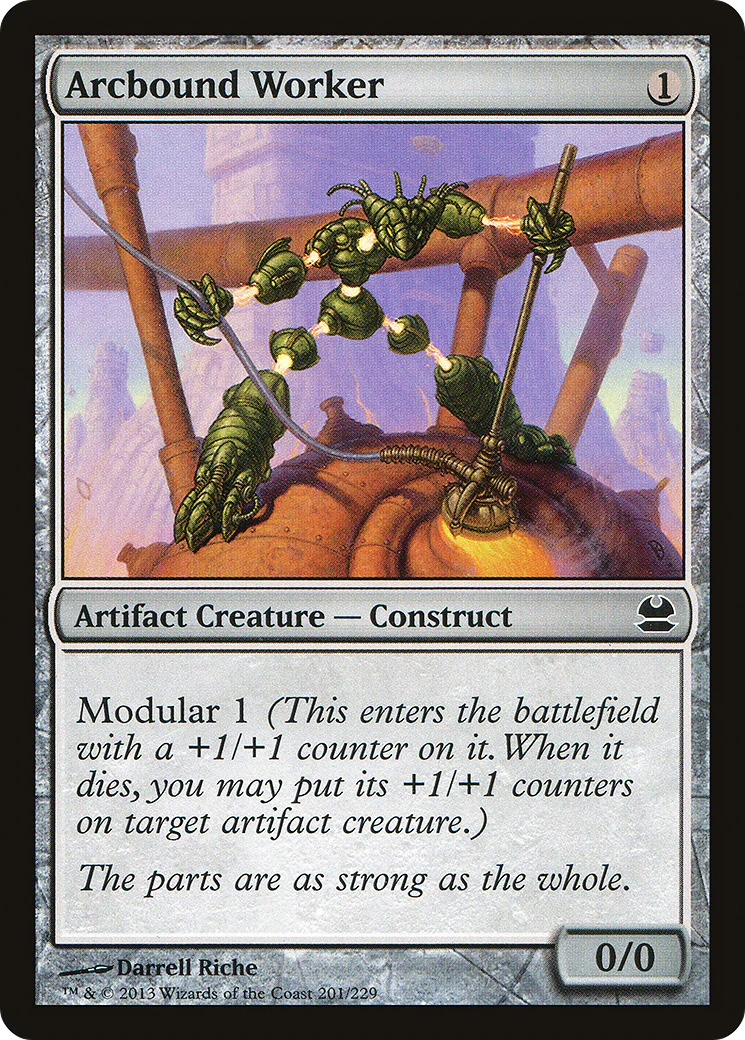 Arcbound Worker (MMA-201)  Foil - Modern Masters