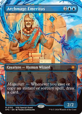Archmage Emeritus (Borderless) (SPG-150)  - Special Guests