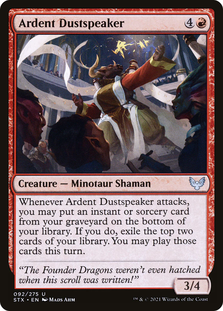 Ardent Dustspeaker (STX-092)  Foil - Strixhaven: School of Mages