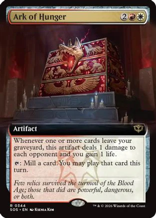 Ark of Hunger (Extended Art) (SOS-344)  Foil - Secrets of Strixhaven