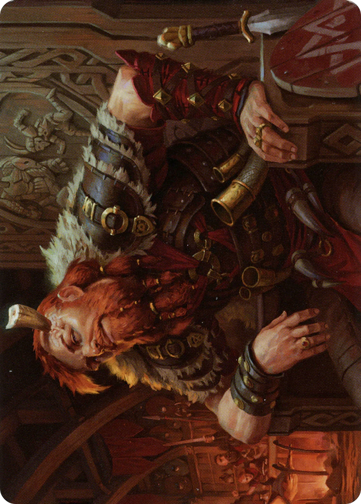 Arni Brokenbrow // Arni Brokenbrow (ASKHM-030)  - Art Series: Kaldheim (Borderless) - Image 3