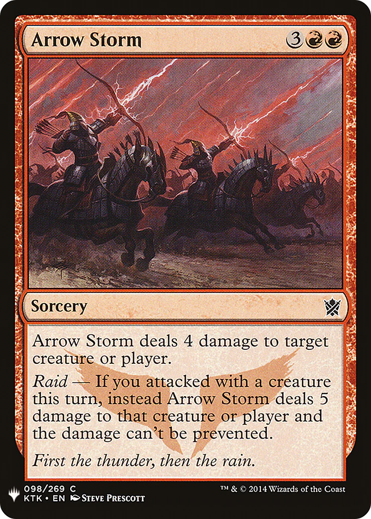 Arrow Storm (LIST-KTK-98)  - The List