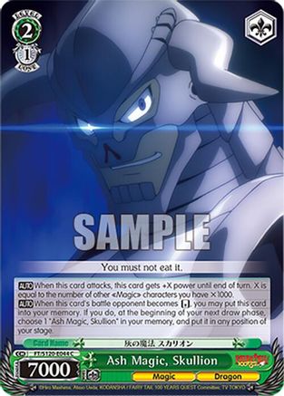 Ash Magic, Skullion (FT/S120-E044 C) - FAIRY TAIL 100 YEARS QUEST