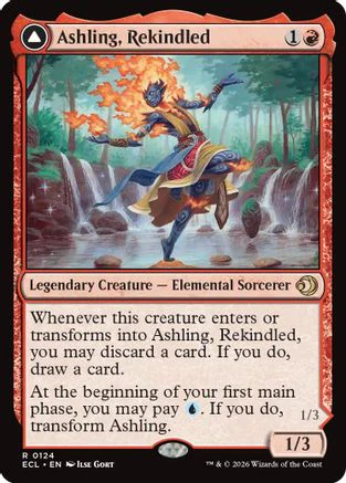Ashling, Rekindled (ECL-124)  Foil - Lorwyn Eclipsed