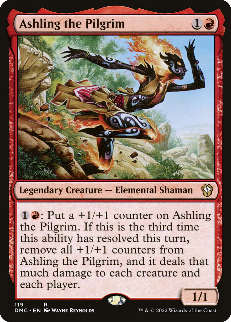 Ashling the Pilgrim (DMC-119)  - Dominaria United Commander
