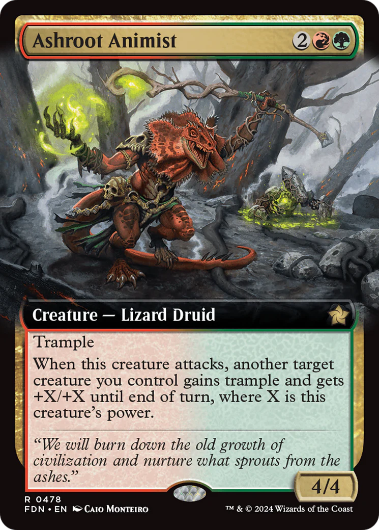 Ashroot Animist (FDN-478) Foil - Foundations: (Extended Art)
