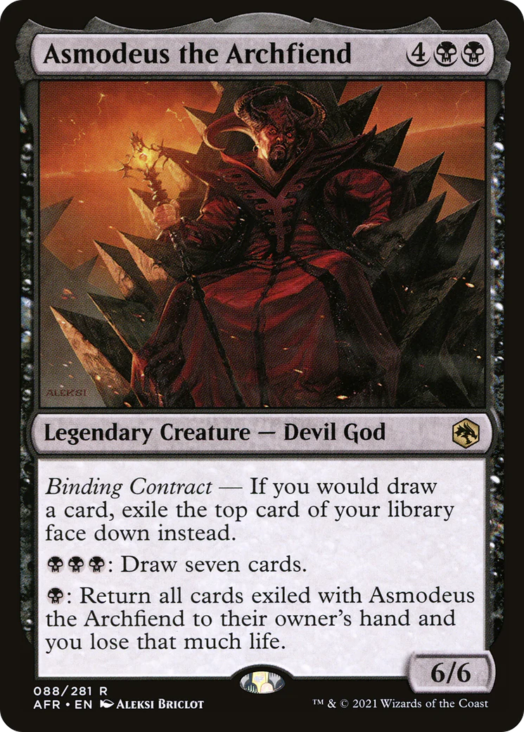 Asmodeus the Archfiend (AFR-088)  Foil - Adventures in the Forgotten Realms