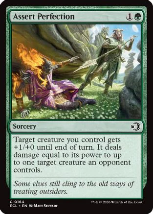 Assert Perfection (ECL-164)  - Lorwyn Eclipsed