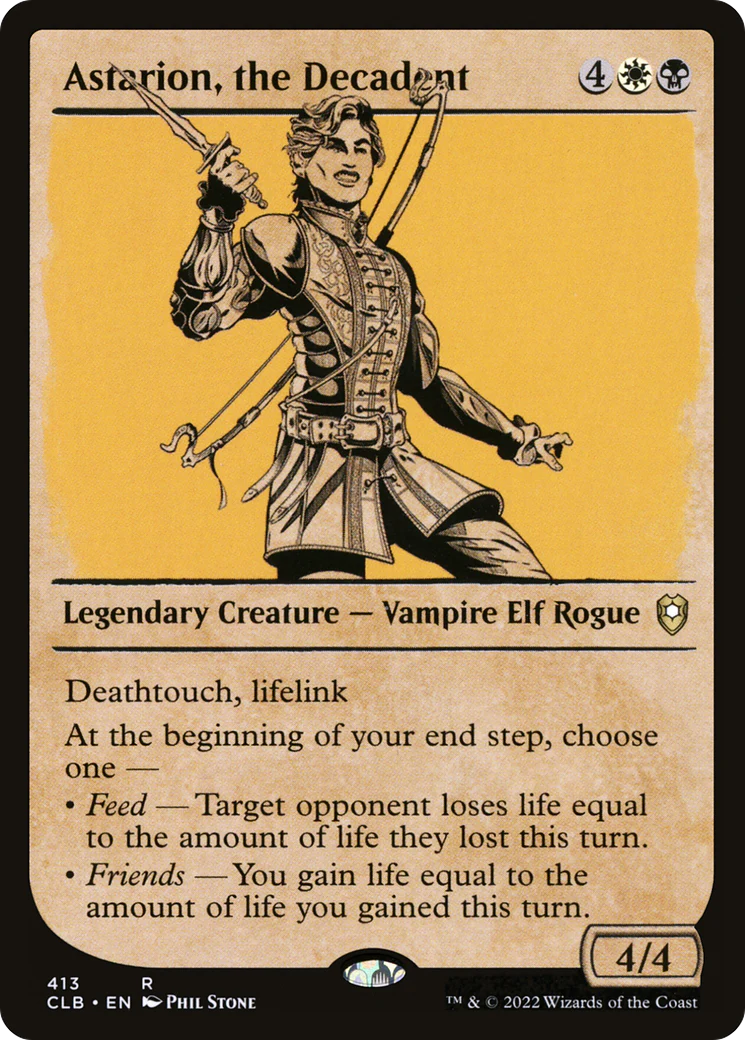 Astarion, the Decadent (Showcase) (CLB-413)  - Commander Legends: Battle for Baldur's Gate: (Showcase)