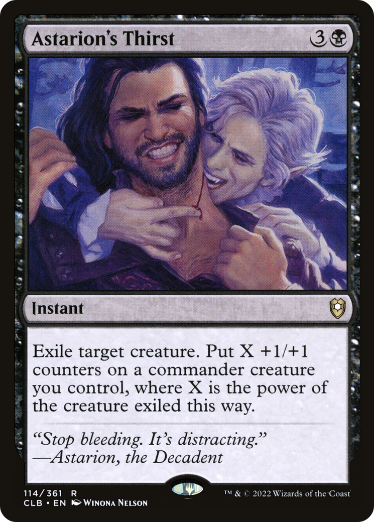 Astarion's Thirst (CLB-114)  Foil - Commander Legends: Battle for Baldur's Gate