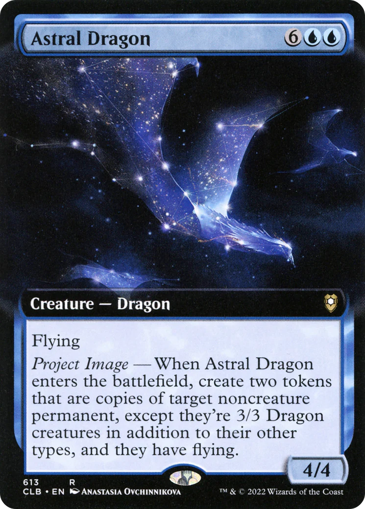 Astral Dragon (Extended Art) (CLB-613)  - Commander Legends: Battle for Baldur's Gate: (Extended Art)