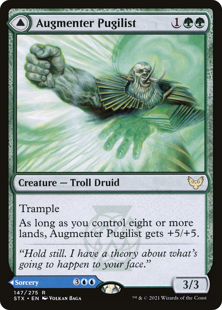 Augmenter Pugilist (STX-147)  Foil - Strixhaven: School of Mages - Image 4