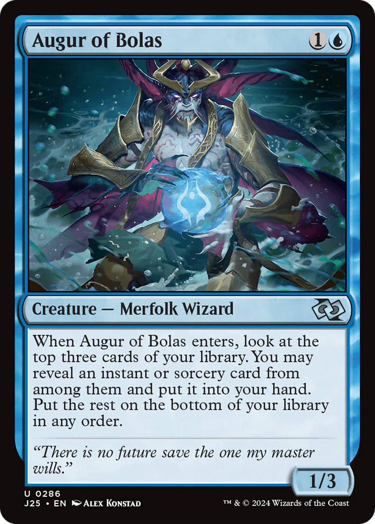 Augur of Bolas (J25-286)  - Foundations Jumpstart