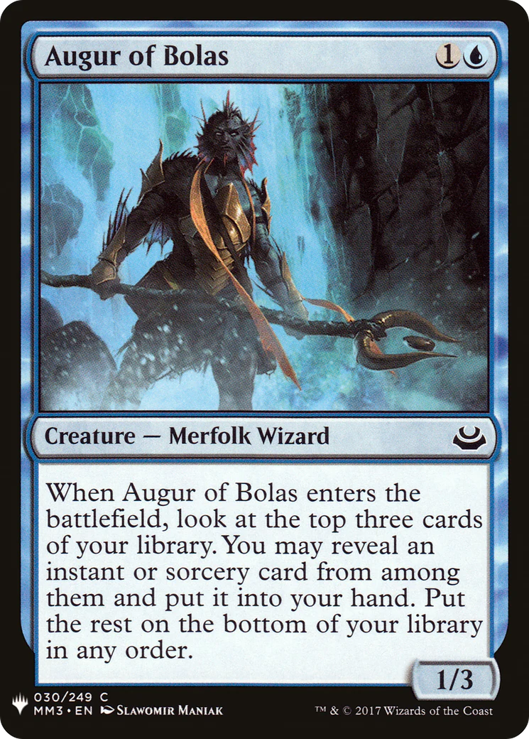 Augur of Bolas (LIST-030)  - The List