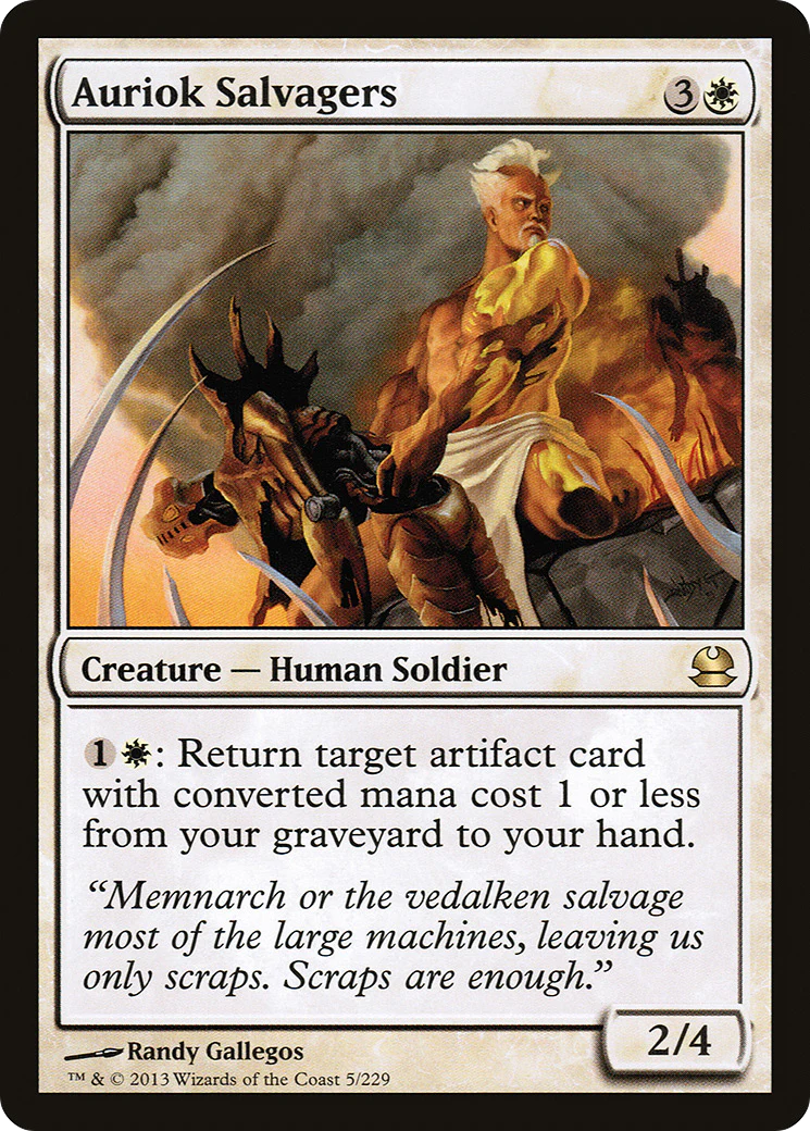 Auriok Salvagers (MMA-005)  - Modern Masters