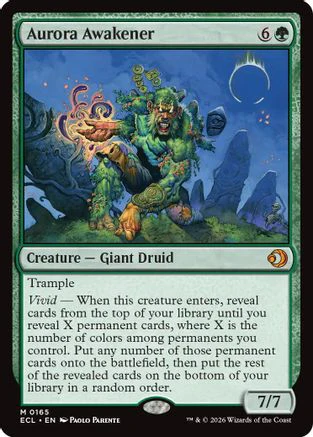 Aurora Awakener (ECL-165) Foil - Lorwyn Eclipsed