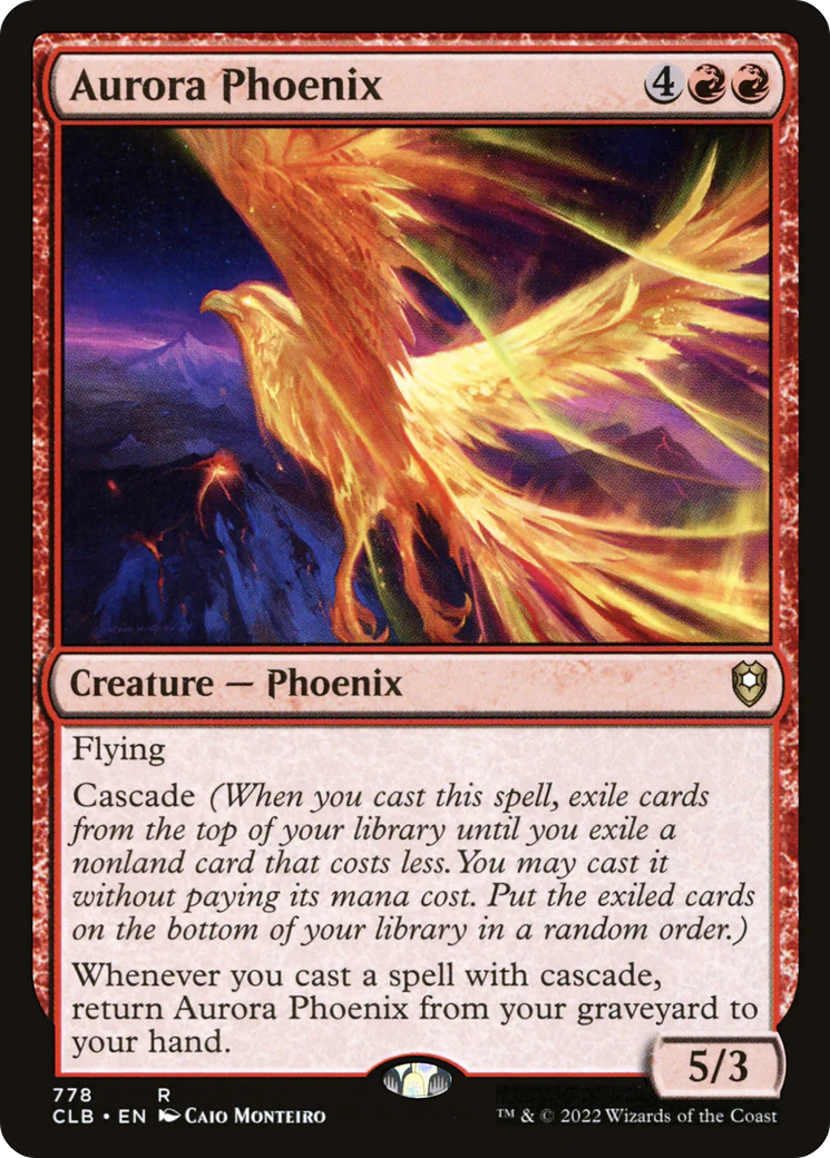 Aurora Phoenix (CLB-778)  - Commander Legends: Battle for Baldur's Gate
