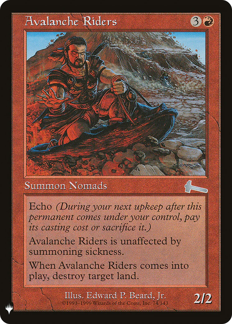 Avalanche Riders (LIST-074)  - The List