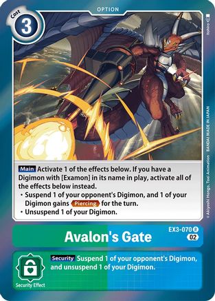 Avalon's Gate (EX3-070) - Draconic Roar Foil