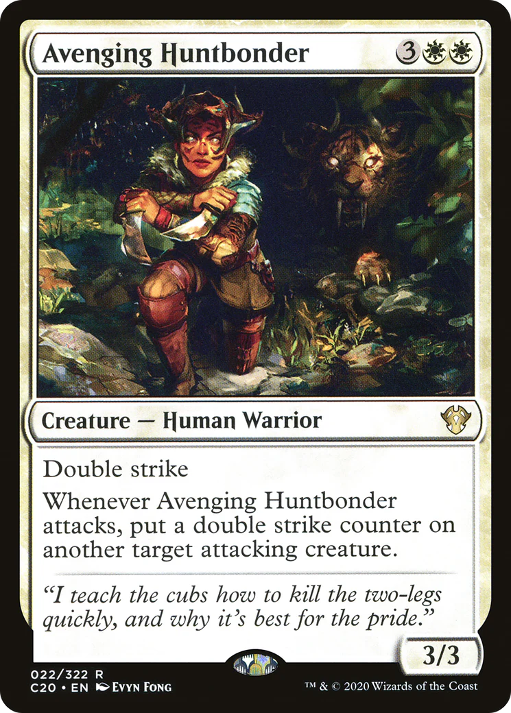 Avenging Huntbonder (C20-022)  - Commander 2020