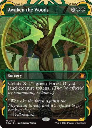 Awaken the Woods (SOA-049)  - Secrets of Strixhaven: Mystical Archive