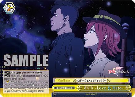 AXIA Love & Hate (DCR) (MDE/SE45E22DCR DCR) - MACROSS Delta Premium Booster