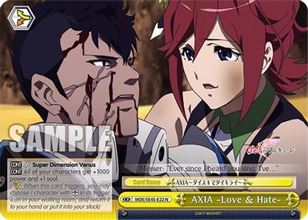AXIA Love & Hate (MDE/SE45E22 N) - MACROSS Delta Premium Booster