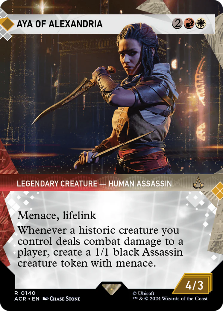 Aya of Alexandria (Showcase) (ACR-140)  - Assassin's Creed: (Showcase) (Borderless)