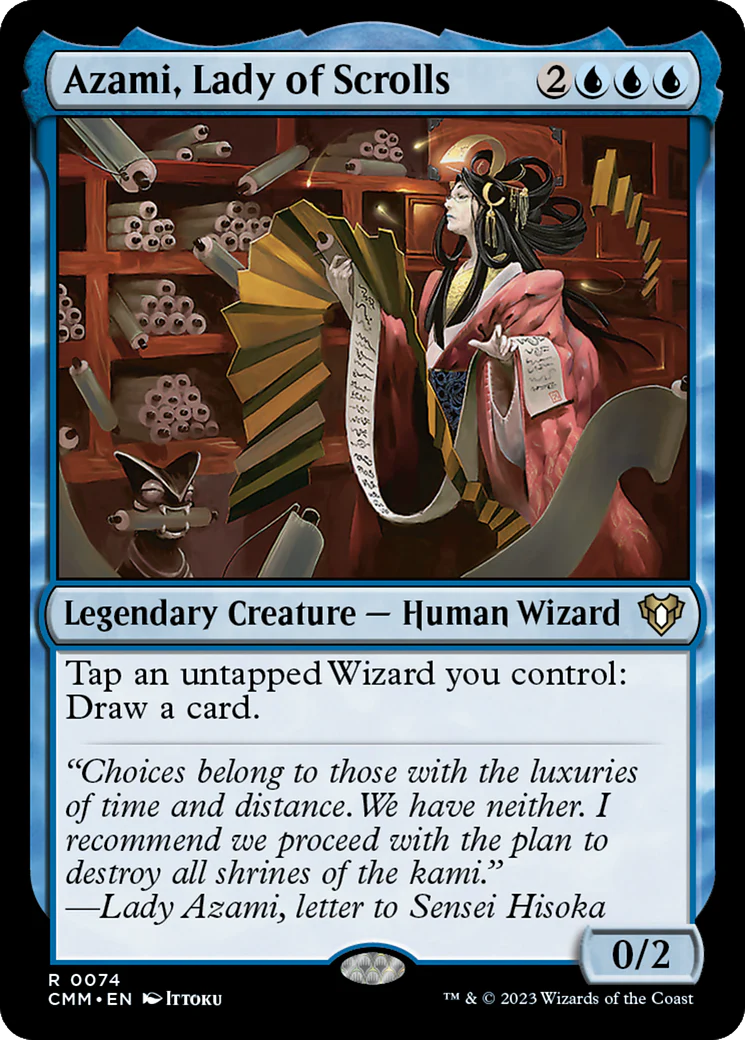 Azami, Lady of Scrolls (CMM-074)  - Commander Masters