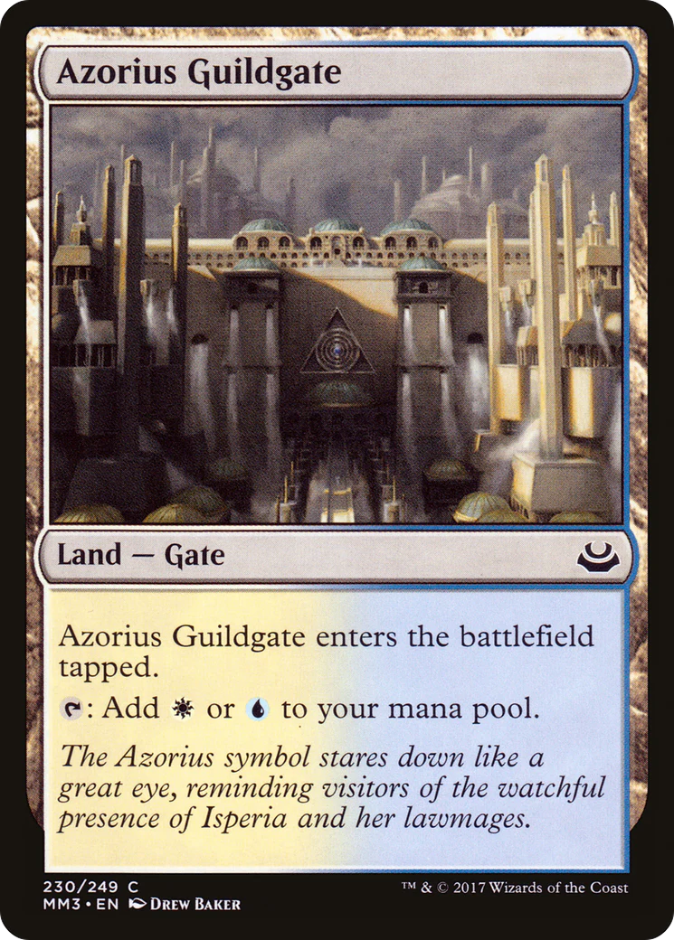 Azorius Guildgate (MM3-230)  - Modern Masters 2017