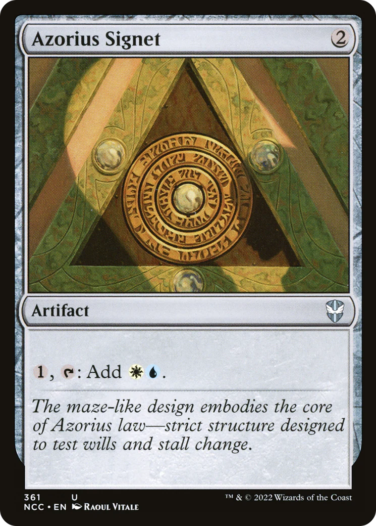Azorius Signet (NCC-361)  - New Capenna Commander