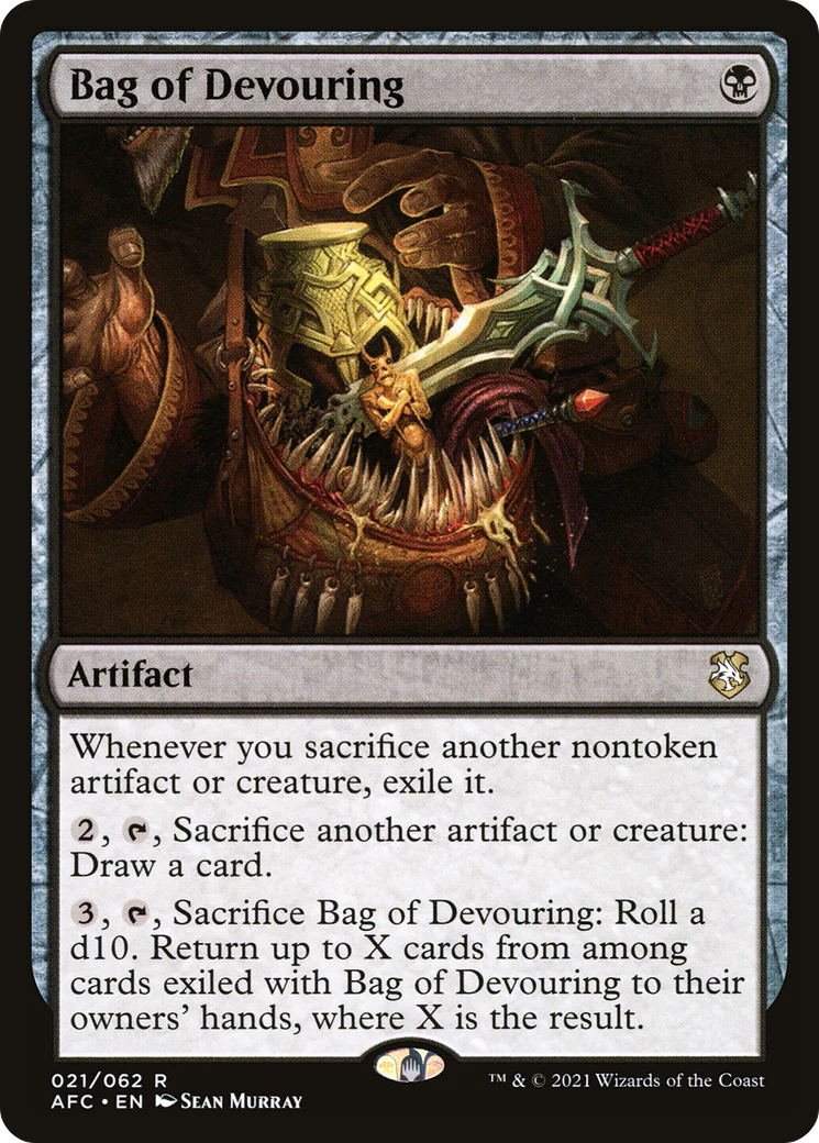Bag of Devouring (AFC-021) - Adventures in the Forgotten Realms Commander