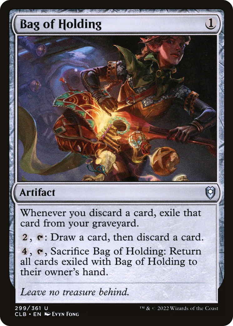 Bag of Holding (CLB-299)  Foil - Commander Legends: Battle for Baldur's Gate