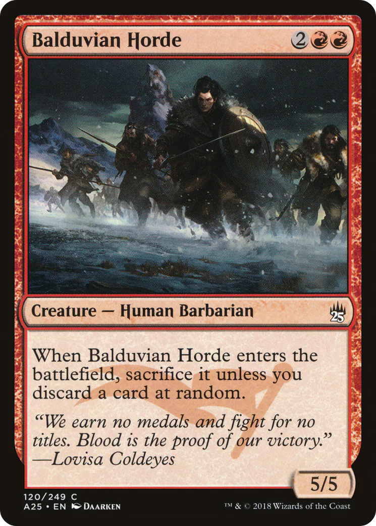 Balduvian Horde (A25-120)  - Masters 25