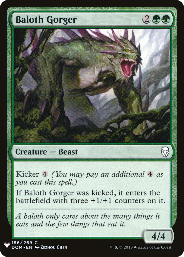 Baloth Gorger (LIST-156)  - The List