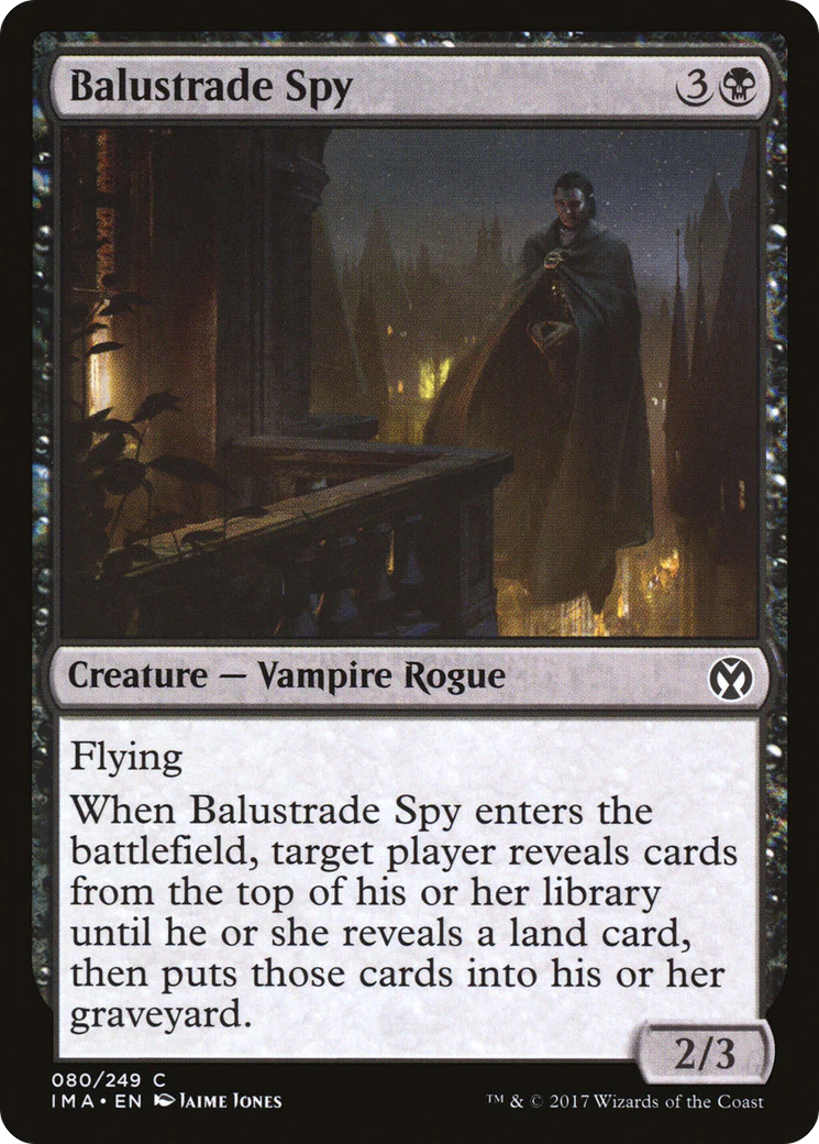 Balustrade Spy (IMA-080)  - Iconic Masters