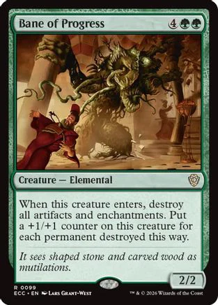 Bane of Progress (ECC-099)  - Commander: Lorwyn Eclipsed