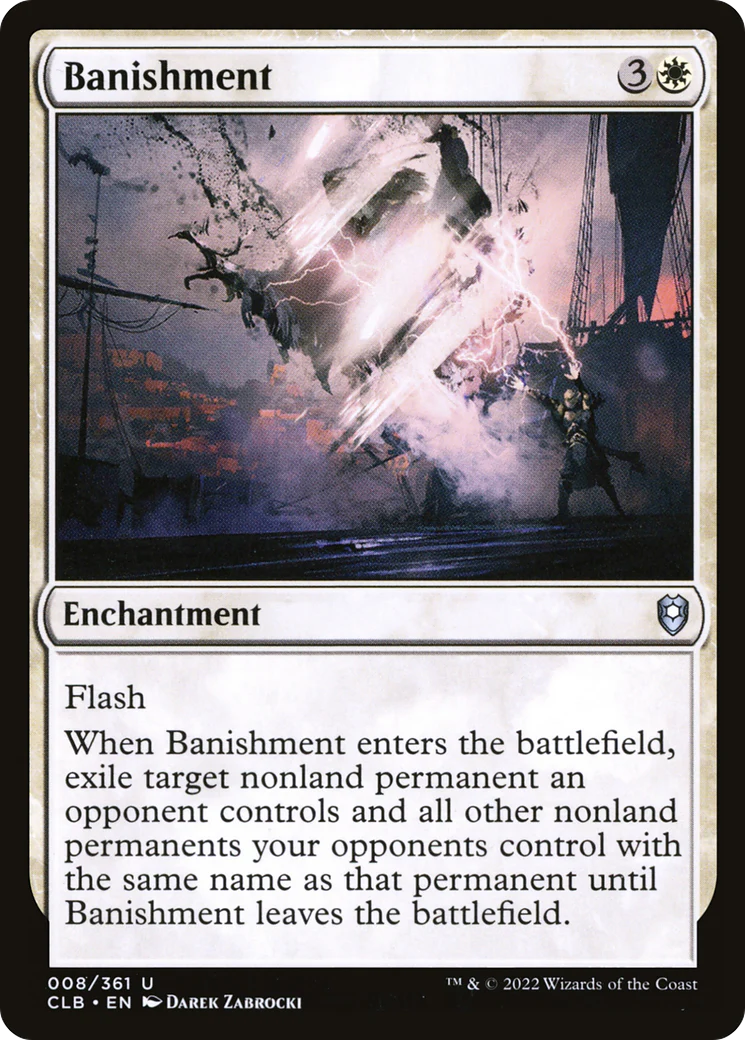 Banishment (CLB-008) Foil - Commander Legends: Battle for Baldur's Gate