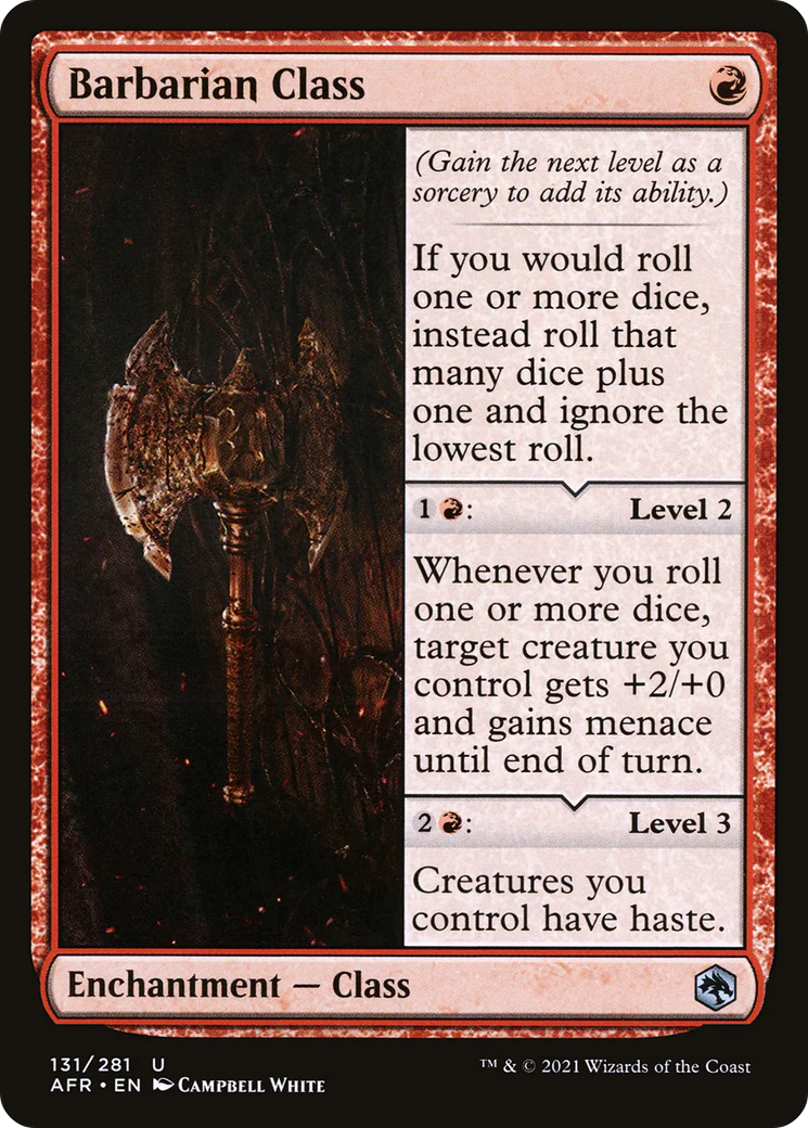 Barbarian Class (AFR-131)  Foil - Adventures in the Forgotten Realms