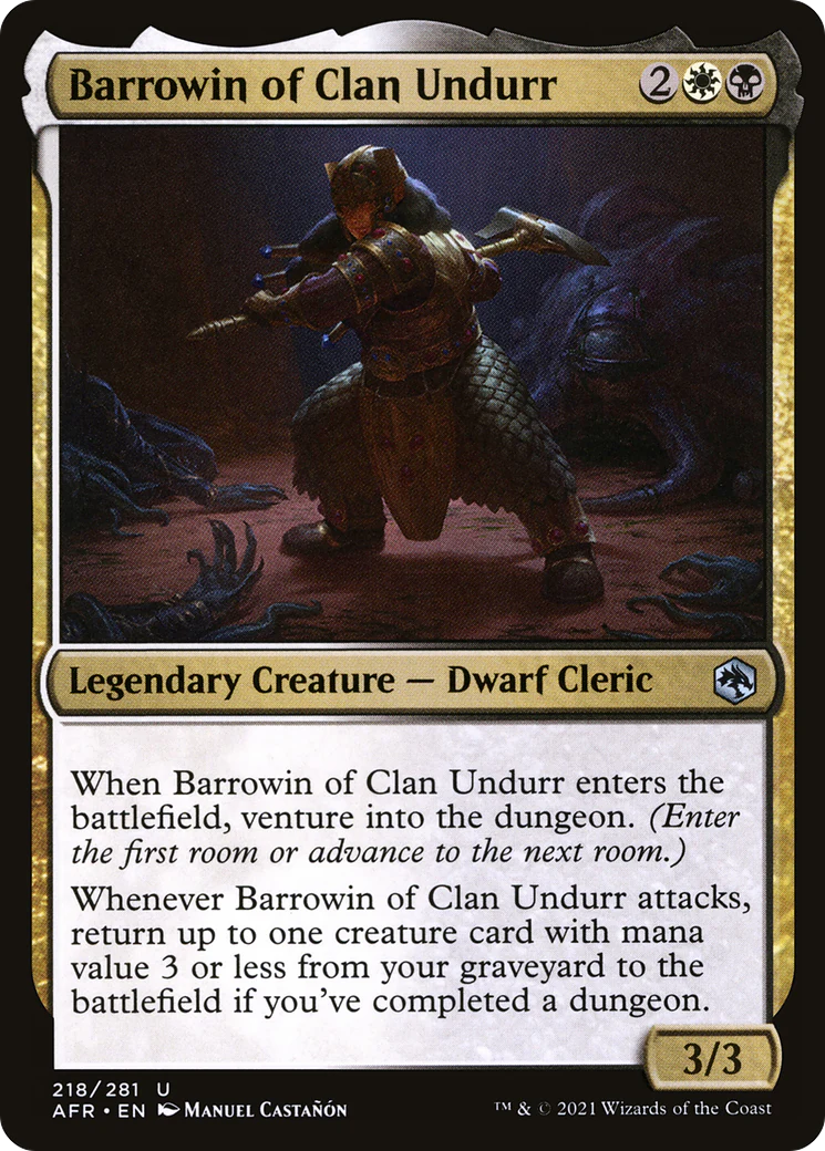 Barrowin of Clan Undurr (AFR-218) Foil - Adventures in the Forgotten Realms