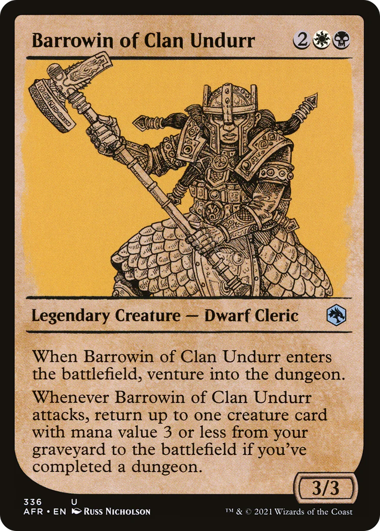 Barrowin of Clan Undurr (Showcase) (AFR-336)  Foil - Adventures in the Forgotten Realms: (Showcase)