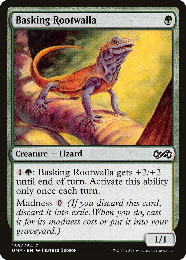 Basking Rootwalla (UMA-156) Foil - Ultimate Masters